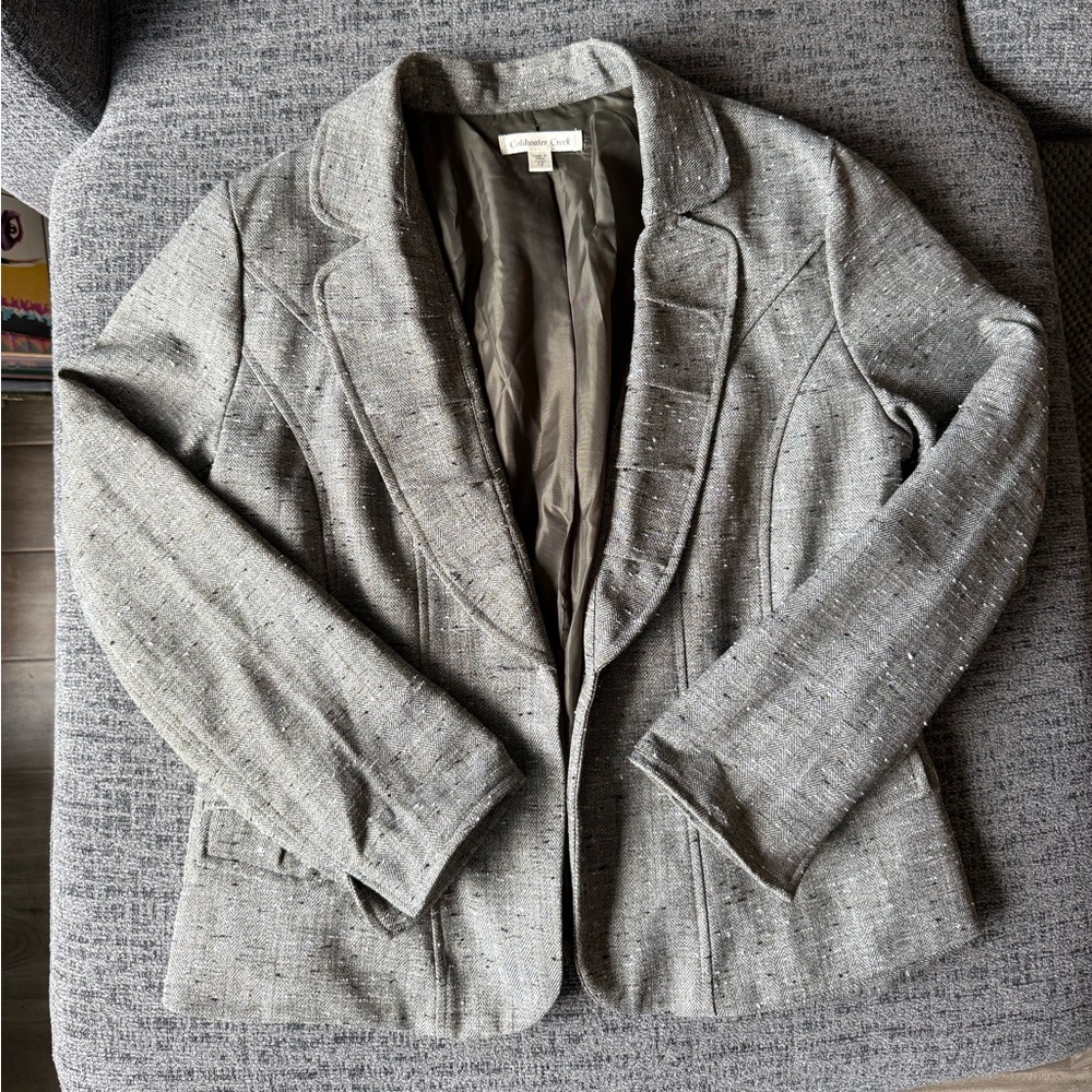 Coldwater Creek Gray Blazer